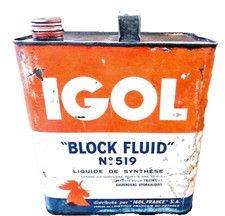 ancien Bidon d'huile 5 litres