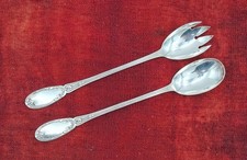 Couverts à Salade En Métal Argenté,  ORBRILLE