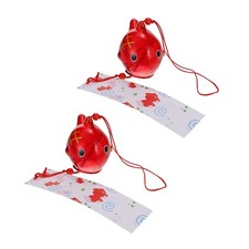  2 Pcs Carillon Vent Exterieur Cloche Éolien Ornement De Jardin Porte