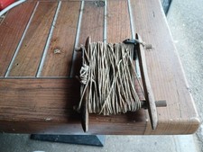 Ancienne Ligne De Peche En Bois