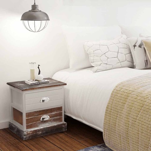Table chevet marron - table, de