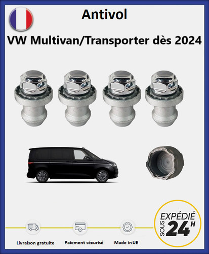 Ecrous antivol roues vw - ecrous,