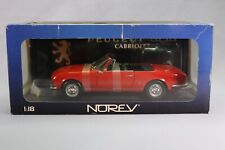 LJ505 NOREV 184754 1/18 1:18 Peugeot 504 cabriolet rouge
