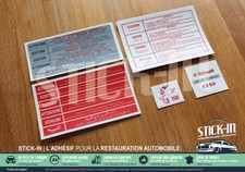 5 Autocollants Stickers pour