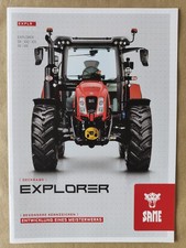 Tracteurs Same Explorer Prospectus Brochure