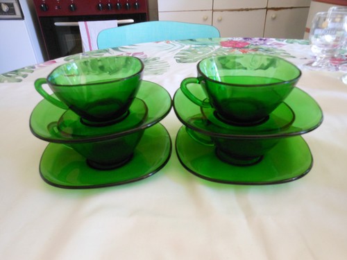 Tasses café et sous - 4,
