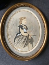 AQUARELLE PORTRAIT DE FEMME A