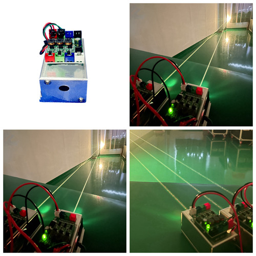 Yellow beam stage laser - beam,