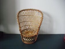 fauteuil en rotin style Emmanuelle