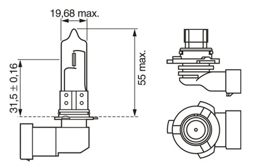 Ampoule projecteur longue - projecteur,