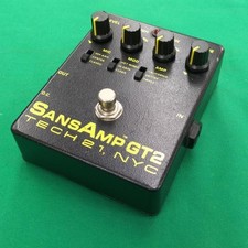 Tech 21 Sansamp GT2 Amp Modeler Guitar Effects Pedal Overdrive
