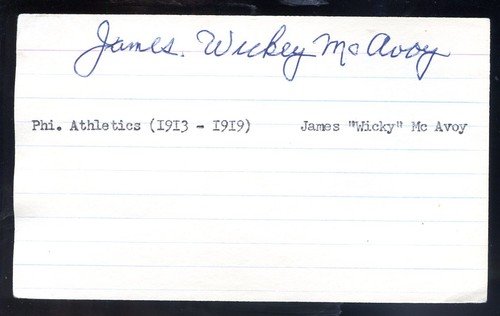 Wickey mcavoy debut 1913 - wickey,