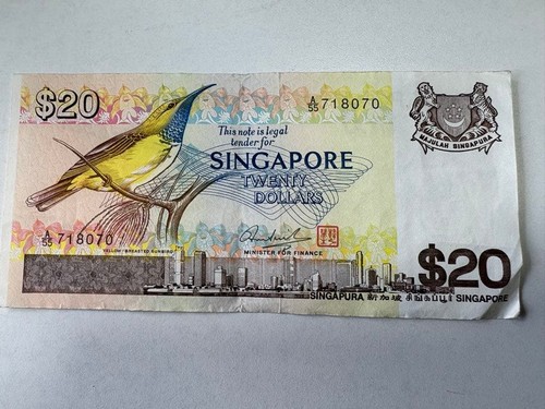 Billet dollars singapour - billet, 20