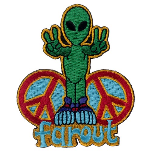Ecusson alien vert - ecusson,