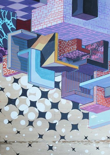 Etnik peinture sur - -peinture,