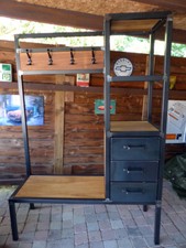 Vestiaire industriel bois et