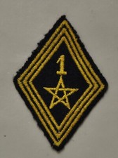 Losange de bras - 1er Régiment spahis marocain troupe porté sur uniforme