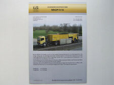 Catalogue,brochure, camion, truck, Mercedes Benz Atego semi L&S, rail route