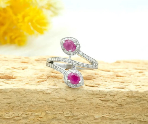 Bague argent 925 sertie - bague,