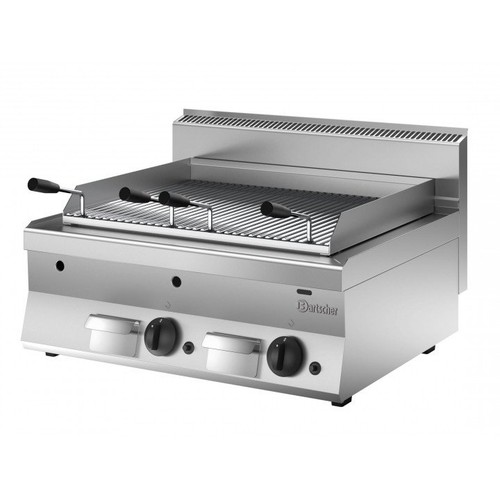 Grill inox pierre lave - grill, gaz