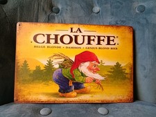 Plaque métal bière Chouffe