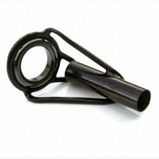 5pcs Pêche Canne Guides Noir Oeil Ligne Anneaux for Pêche Tiges Multi Tailles