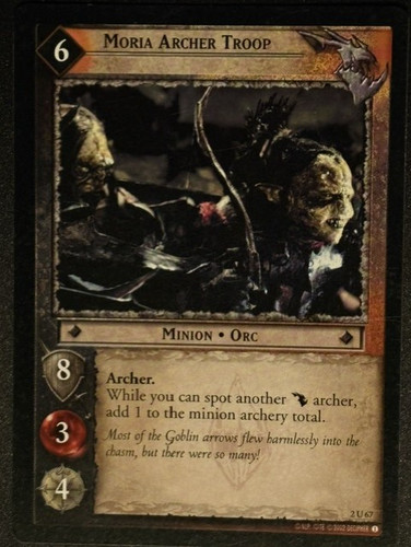Lotr tcg decipher - decipher, archer