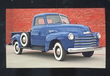 1950 CHEVROLET PICKUP TRUCK '50 CHEVY 3100 SERIES ADVERTISING POSTCARD COPY