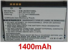 Batterie 1400mAh Pour ACER