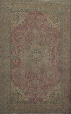 Sophistiqué Classique Fait Zone Tapis 7x10 Avec Subtile Rose Et Beige Accents