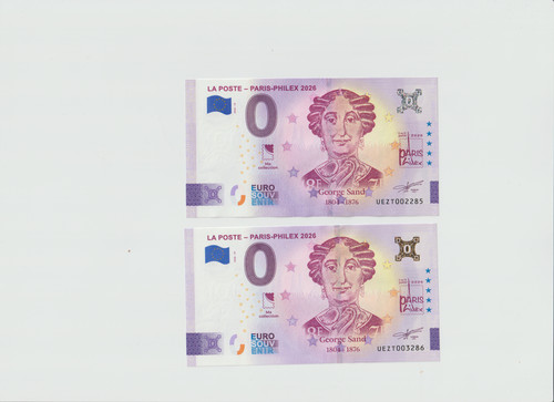 Lot billets euro la - ,