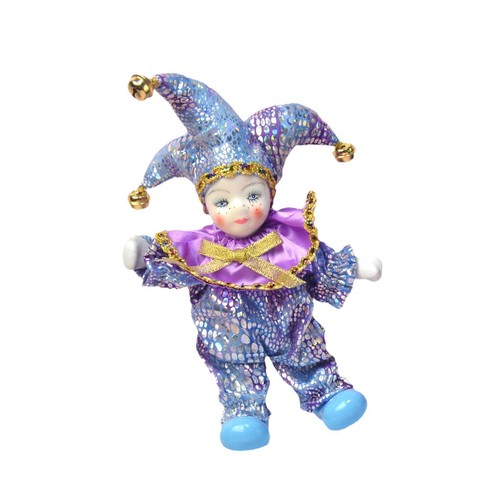 Poupée clown porcelaine - poupée, de