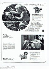 PUBLICITE ADVERTISING 116  1966   la caméra  Paillard Bolex  H16 Reflex projecte