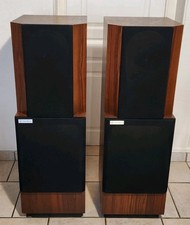 Paire Enceintes Colonnes AUDIO RÉFÉRENCE Ref 124 H.112cm 4 voies Vintage Hi-Fi 