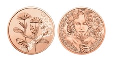 10€ Euros Autriche Cuivre 2022 - Langage des Fleurs Soucis / Marigold