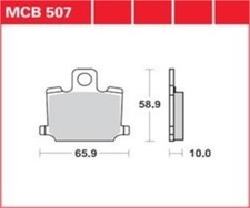 Plaquettes de frein LG MCB