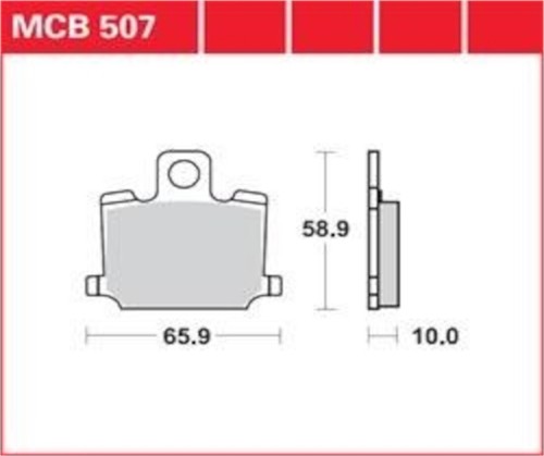 Plaquettes frein mcb - lg,