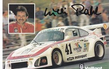 carte voiture course     PORSCHE  935  BITURBO      WILLI RABL