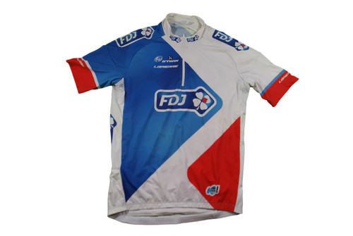Maillot vélo rétro - , fdj