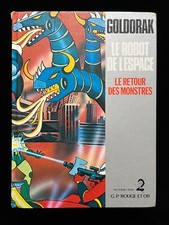 ¤ Livre GOLDORAK vintage - T. 2 LE RETOUR DES MONSTRES - G. P. Rouge et Or 1978
