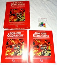Boîte de jeu complète Donjons & Dragons - Règles de base - Boîte 1 – 1985 france