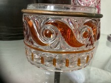 boite ronde en cristal taillé