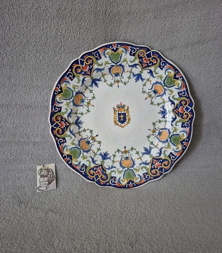 Assiette plat desvres - plat,
