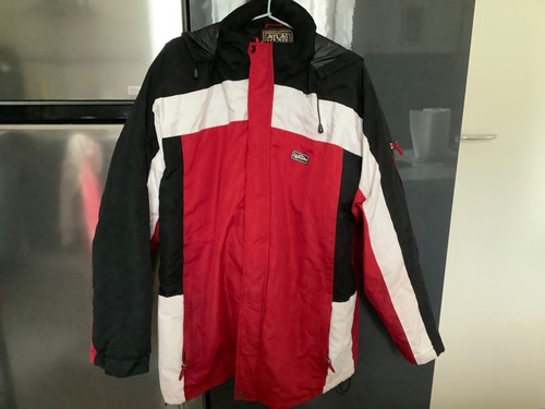 Parka homme rouge - rouge, noir