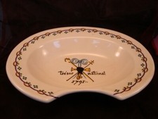 Plat a barbe Franc Macon Porcelaine