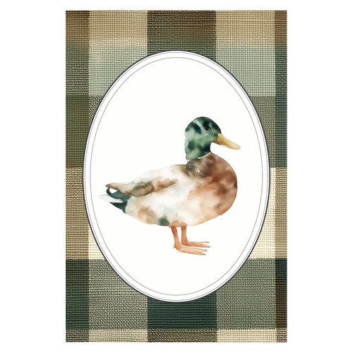 Affiche aquarelle canard art - affiche,