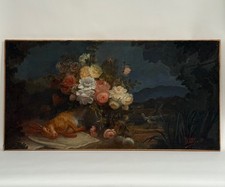 Huile sur toile par Devaux