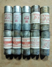 Fusible EDF cartouche AD 45A 22x58 lot de 10