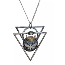 Collier pendentif œil