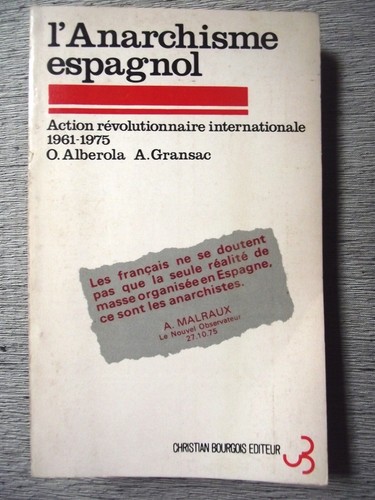 Alberola anarchisme - o.alberola, l'anarchisme